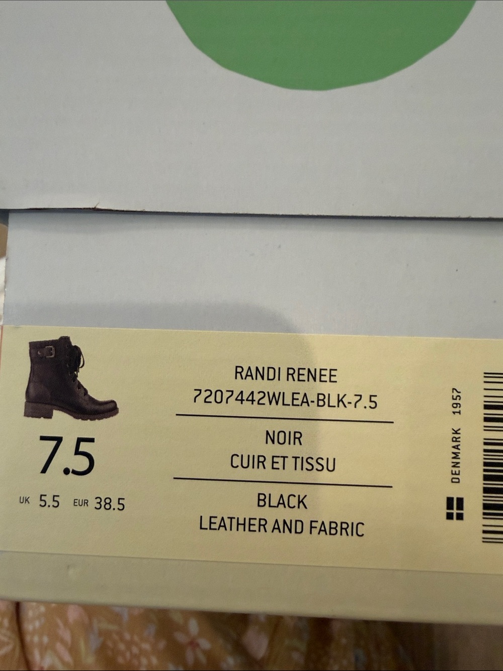 Earth Origins Black Leather Lace-Up Combat Boots with Side Buckle - Picture 11 of 11